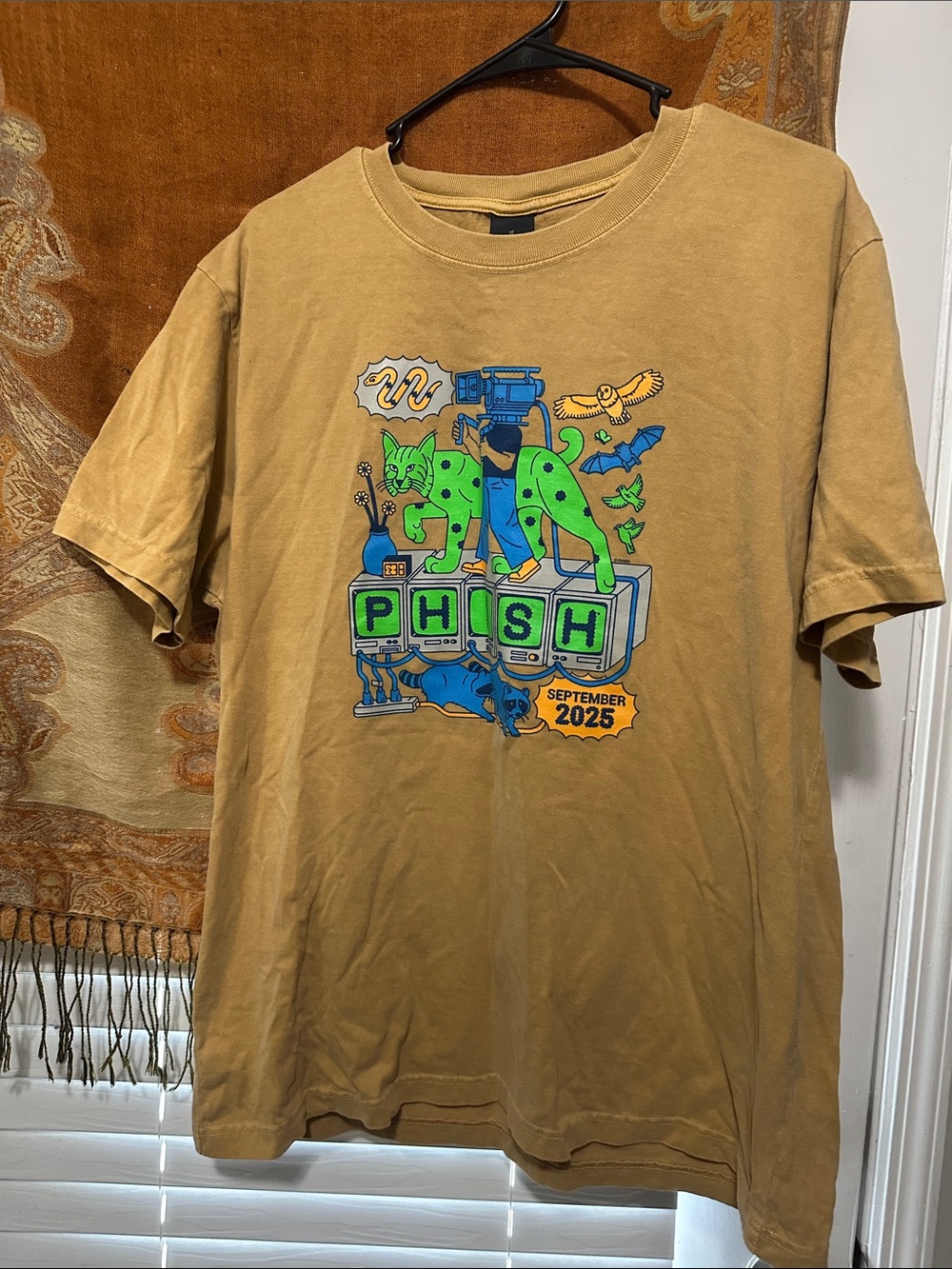 Phish September 2025 Graphic Tee - Tan